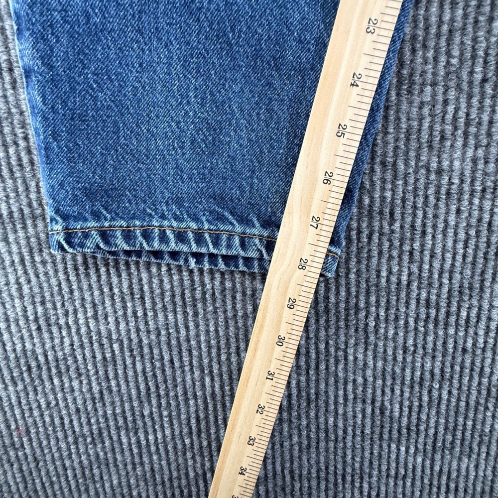 Levi's 550 Jeans Women Size 16 Blue Excellent Relaxed Fit Tapered Leg High Rise - Picture 2 of 6